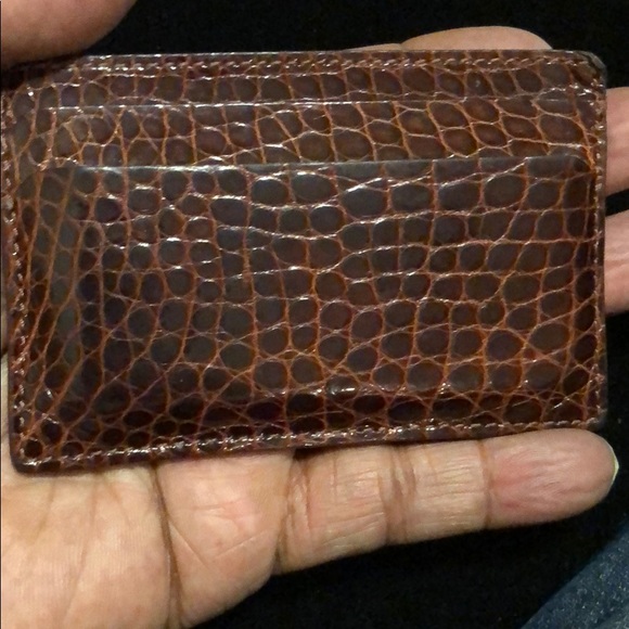 Alligator Card Case - Picture 4 of 4